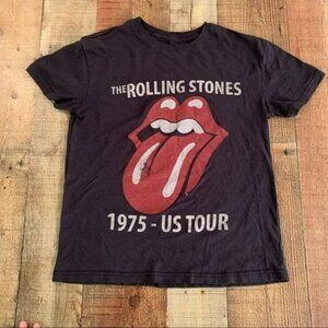 The Rolling Stones womens size small short sleeve graphic t-shirt in black